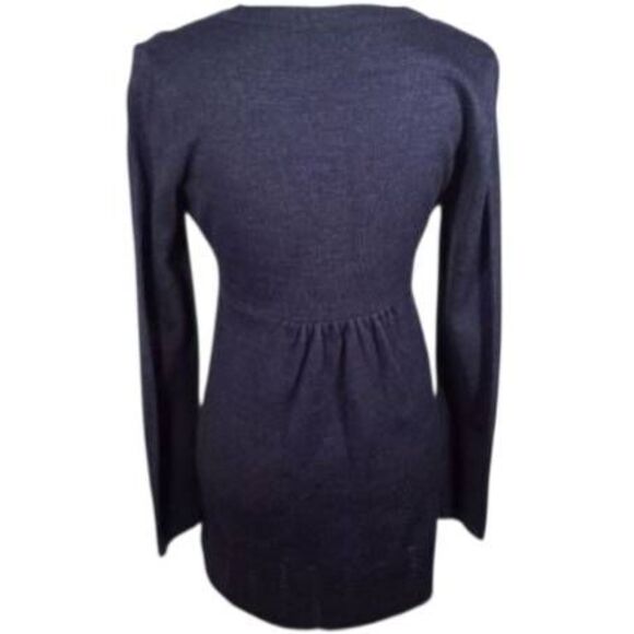 DAISY FUENTES NAVY SWEATER TUNIC SZ.M EUC. - Picture 6 of 7